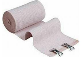 Elastic Bandage 12cmx4,5m Previs with Hooks
