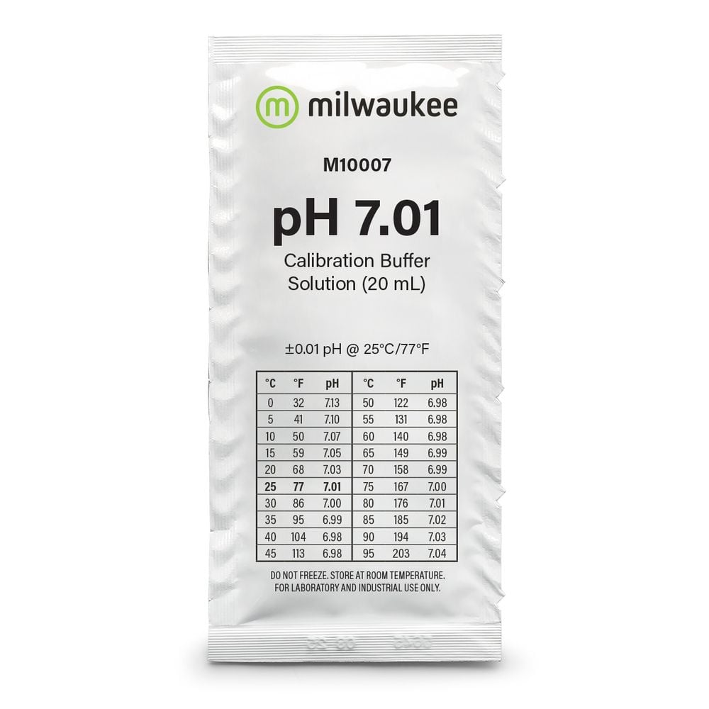 Calibration solution for pH 7.01 calibrating pH 7.01 Milwaukee M10007B