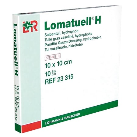 Lomatuell Γάζα (Βαζελίνη - Παραφίνη) 10Χ30cm 23317 10τμχ