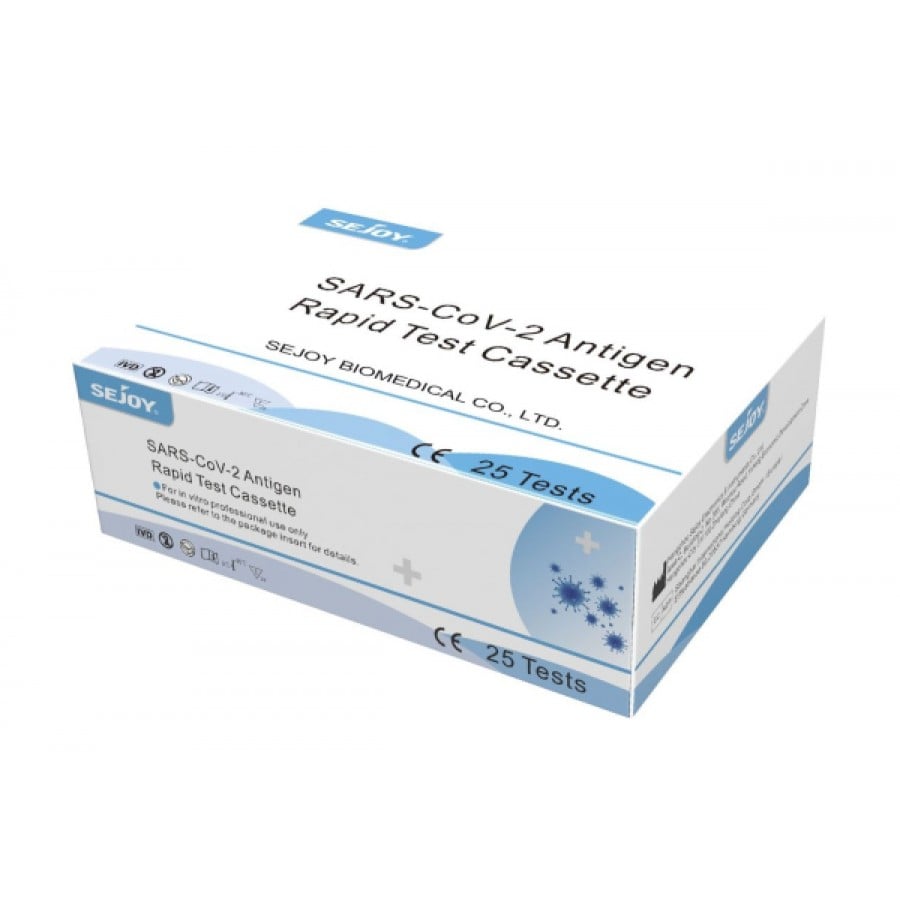 Test Rapid Αντιγόνων Covid-19 Sejoy 25τμχ Ρινικό
