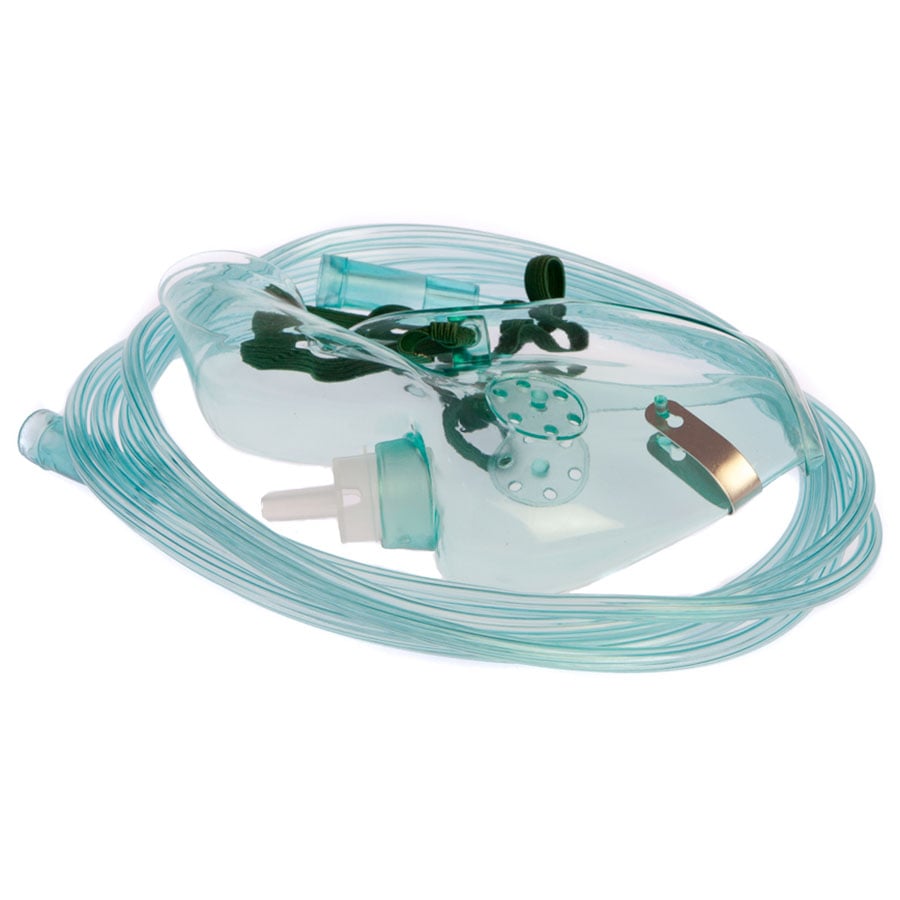 Μάσκα Οξυγόνου Ενηλίκων Απλή Με Σωλήνα 2M MD:5013