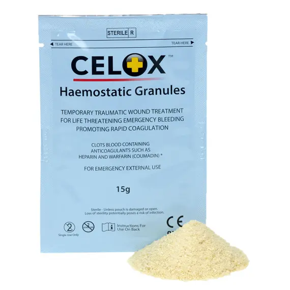 Αιμοστατική Κόκκοι Σε Φακελάκι Celox 15gr