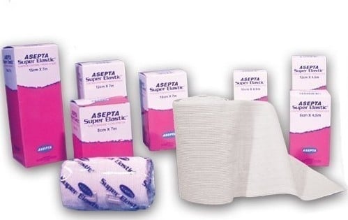 Επίδεσμος Ελαστικός Super Elastic 6cmx7m 1τμχ Asepta