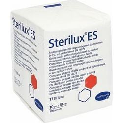 Sterile Sterilux ES 17 thread gauze 16x36x38-40cm 10pcs REF:418550 Hartmann