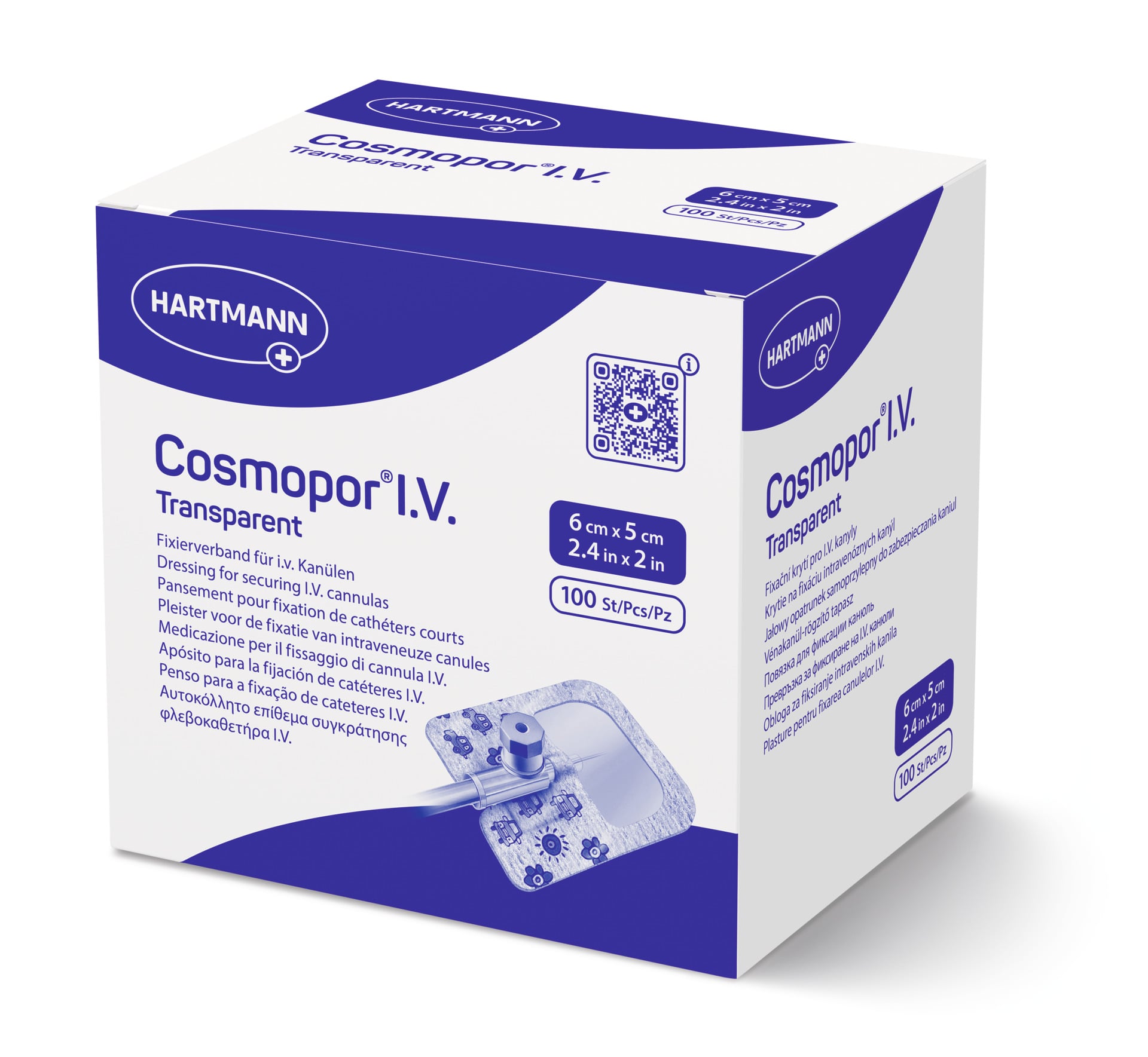 Cosmopor I.V. Παιδικό Επίθεμα Φλεβοκαθετήρα 6x5cm 100τμχ REF:900817 Hartmann