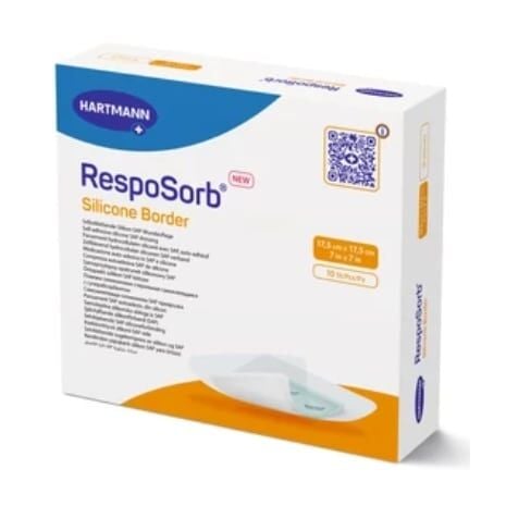 Resposorb Επίθεμα Silicone Border 17.5cmx17.5cm 10τμχ  Ref: 413022