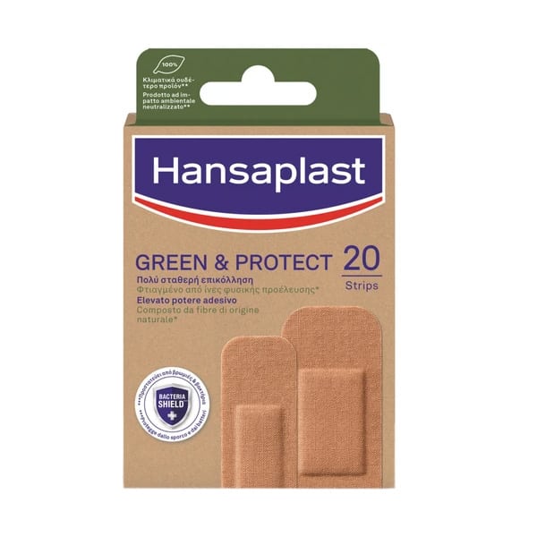 Hansaplast Green % Protect Eco Friendly 20pcs Ref:48795