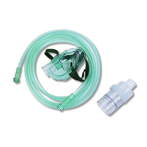 Nebulizer-Oxygen Mask (Nebulizer) Adult Tube Length:213cm Code:424300