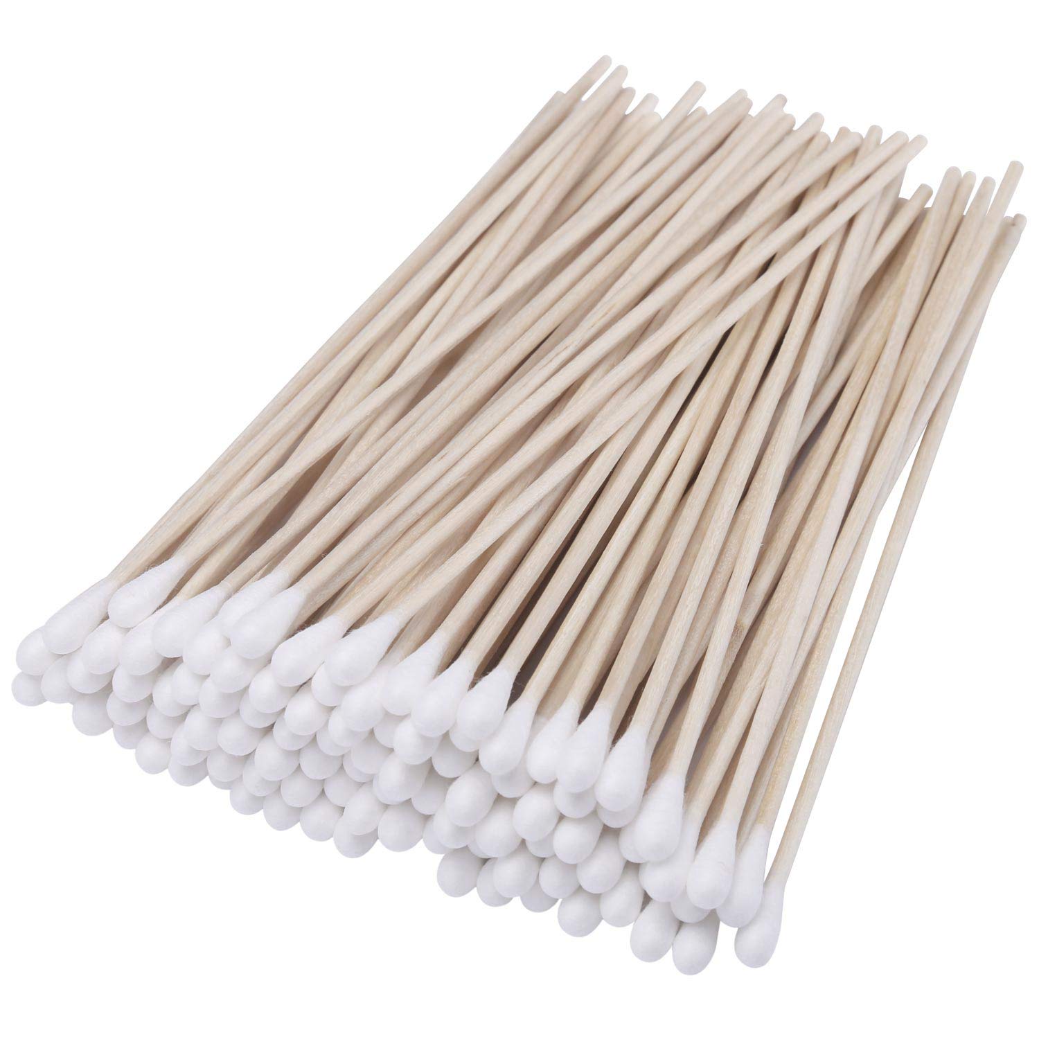 Cotton Styluses Sterile Wooden Cotton Styluses 100pcs