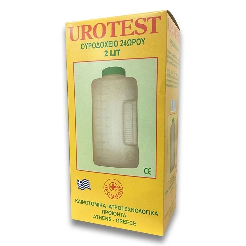 24 hour urine container 2lt Packed