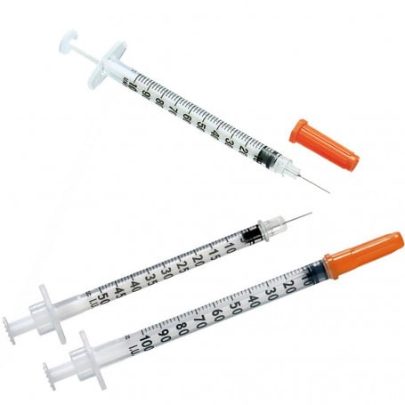 B.D Syringes 0.5ml/30G 100pcs Microfine Ref: 324825