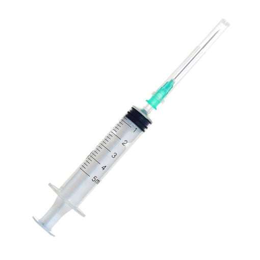 Pruno Syringes 5ml 21g x 1 1/2 100pcs Sterile