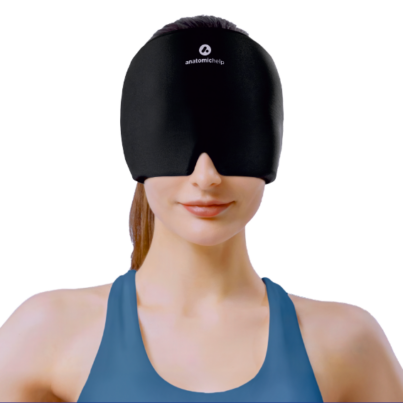 Cool Gel Επίθεμα Κεφαλής Μαύρο One Size -1983- Anatomic Help