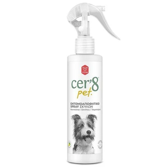 CER'8 Pet Εντομοαπωθητικό Spray Σκύλων 200ml