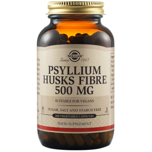 Solgar Psyllium Husks Fibre 500mg 200vcaps