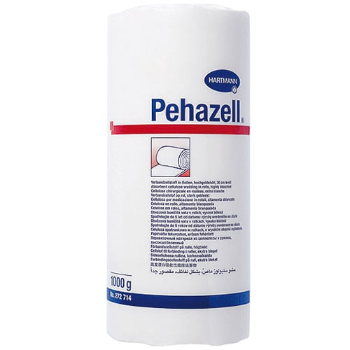 Χαρτοβάμβακας Pehazell  36cm 1000g Λευκασμένη Κυτταρίνη σε Ρολλό REF:272714/913061  Hartmann