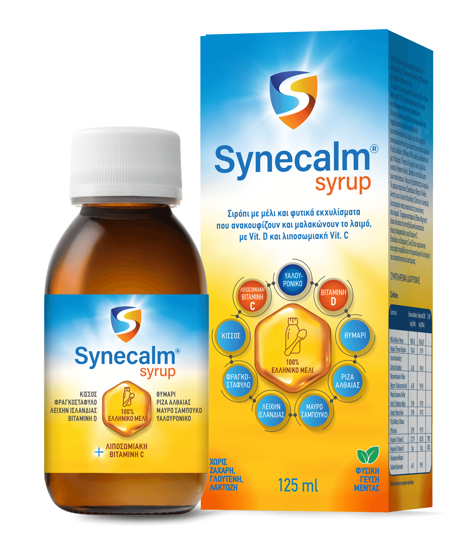 Synecalm Syrup + Liposomal Vitamin C 125ml