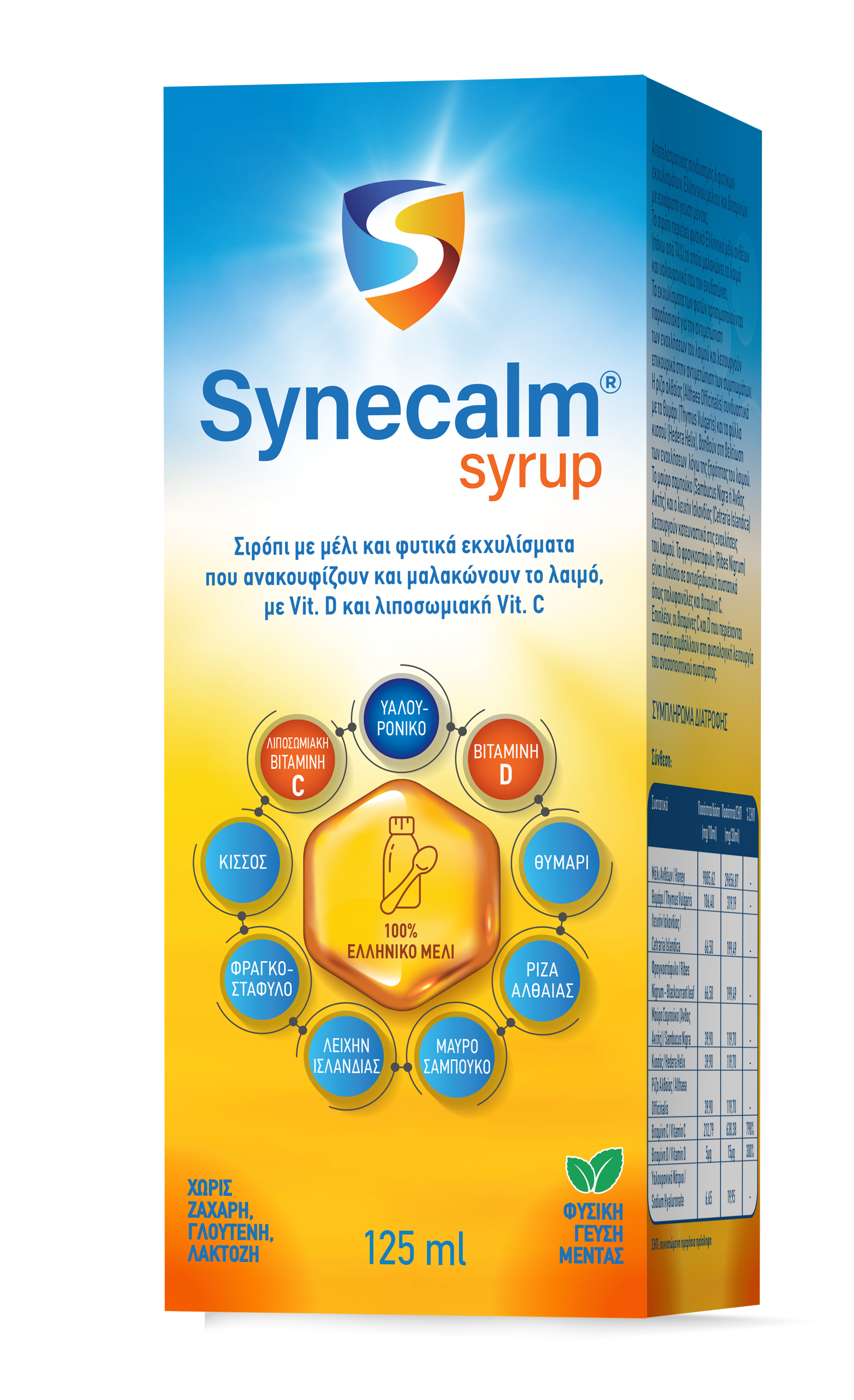 Synecalm Syrup + Liposomal Vitamin C 125ml