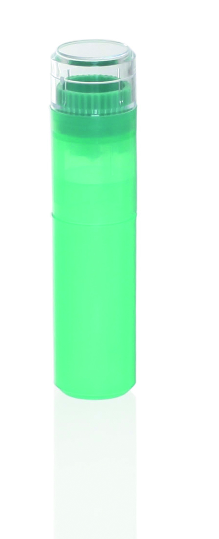 Plastic Granola tube Green 1X100