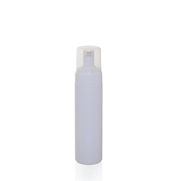 White vial with PET foam pump 100ml