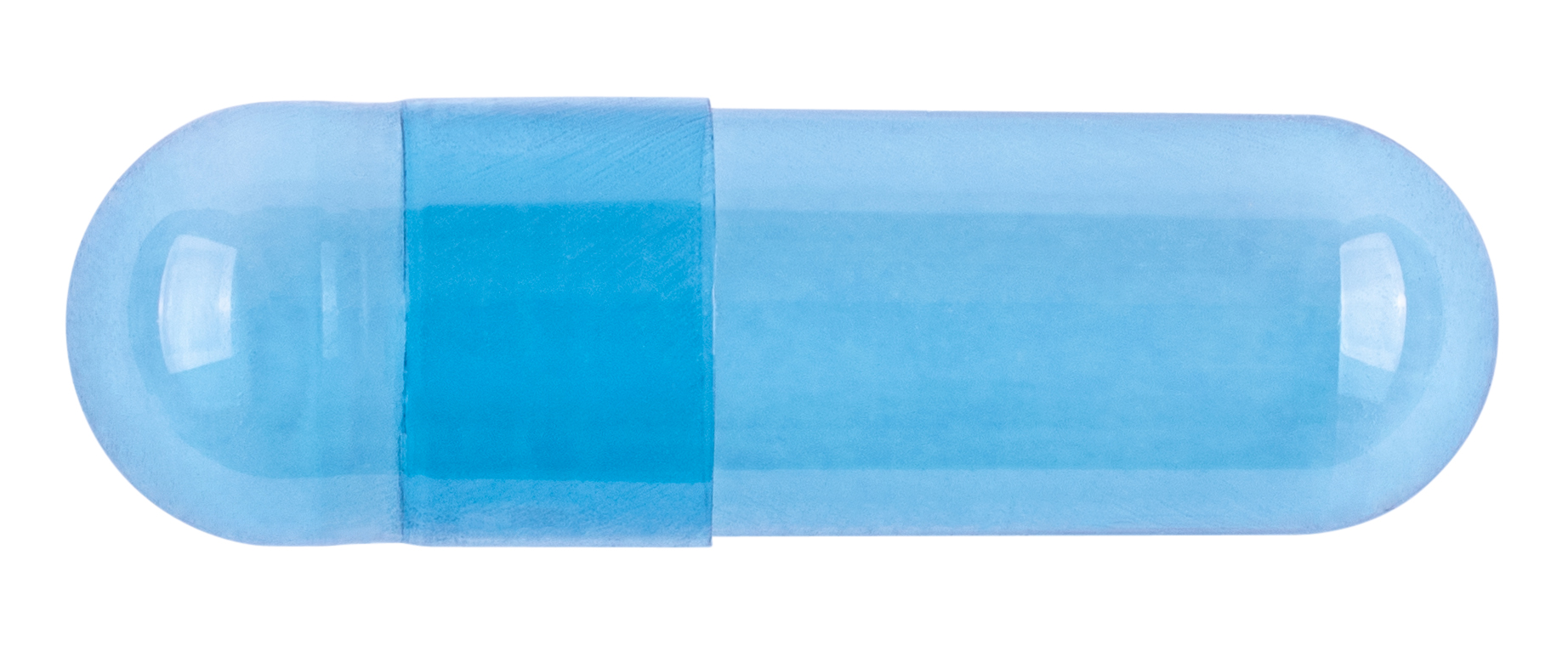 Capsules (Κάψουλες) 500mg N0 5000τμχ Μπλε Διαφανείς Φυτικές / Blue Transparent Vegetarian