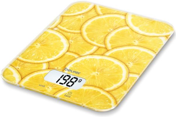 Ζυγός Κουζίνας Ψηφιακός Beurer -KS 19 Lemon- Ικανότητα Ζύγισης: 5kg/1gr