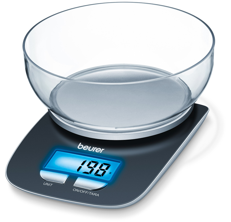 Ζυγός Κουζίνας Ψηφιακός Ακριβείας Beurer -KS 25- Ικανότητα Ζύγισης: 3kg/1gr