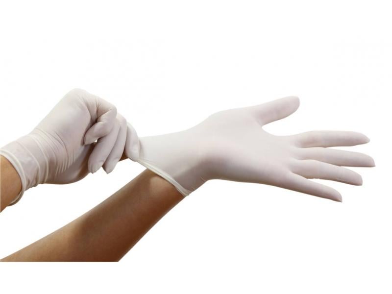 Latex X-Large gloves 100 pcs Asepta