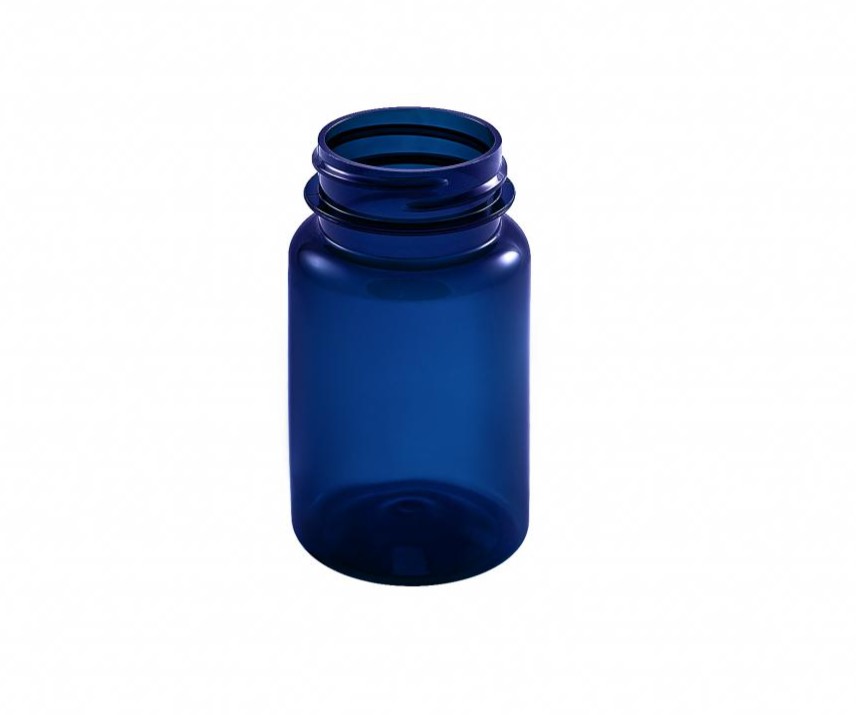 PET container 100PSB Blue Wide mouthpiece 50pcs