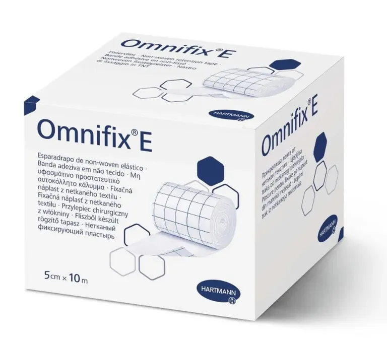 Omnifix E Αυτοκόλλητη Non Woven Ταινία Στερέωσης Επιθεμάτων 5cmx10m 1τμχ REF:900649 Hartmann