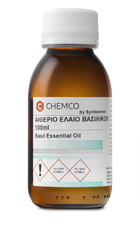 Essential Oil Basil (Βασιλικός) CHEMCO 100ml