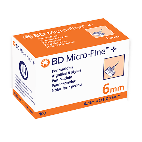 Needle B.D. Microfine 31G 6mm Ref: 320733 100 pcs