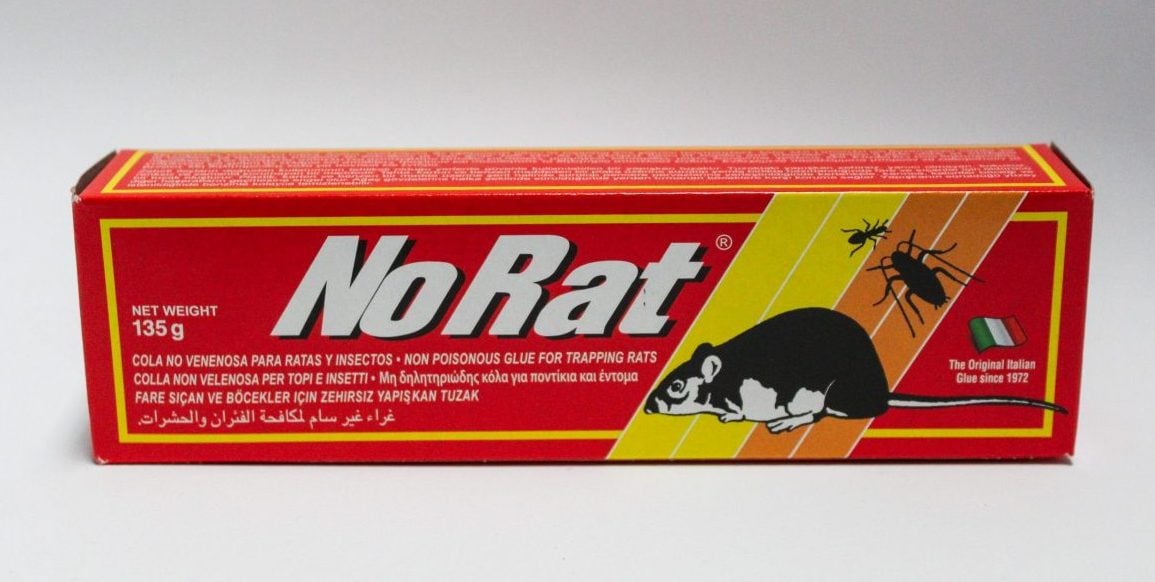 Κόλλα για  Ποντίκια και Έντομα Σωληνάριο No-Rat 135gr