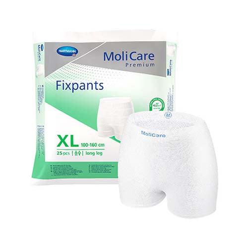 MoliCare Fixpants Δικτυωτά Κιλοτάκια για Άντρες και Γυναίκες Short Leg Extra Large (Περ: 100-150cm) 100τμχ REF:947747 Hartmann