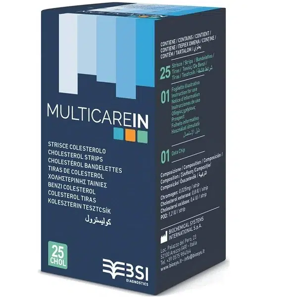 Multicare In Ταινίες Χοληστερόλης 25τμχ  (Κ.Π)