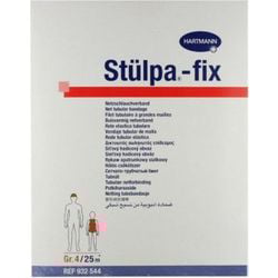 Επίδεσμος Υψηλής Ελαστικότητας Stulpa-fix Πλεκτός Σωληνωτός 1τμχ σε Ρολό 25m Size 1 (δάκτυλα) REF:932541 Hartmann