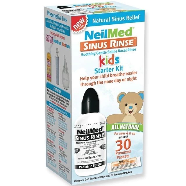 NeilMed Sinus Rinse Kids Starter Kit Σύστημα Ρινικών Πλύσεων για Παιδιά + 30 φακελάκια (Κ.Π)