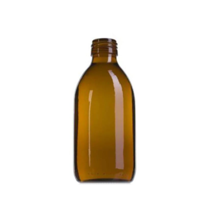 Glass Vial Brown GB200 PP24 200ml