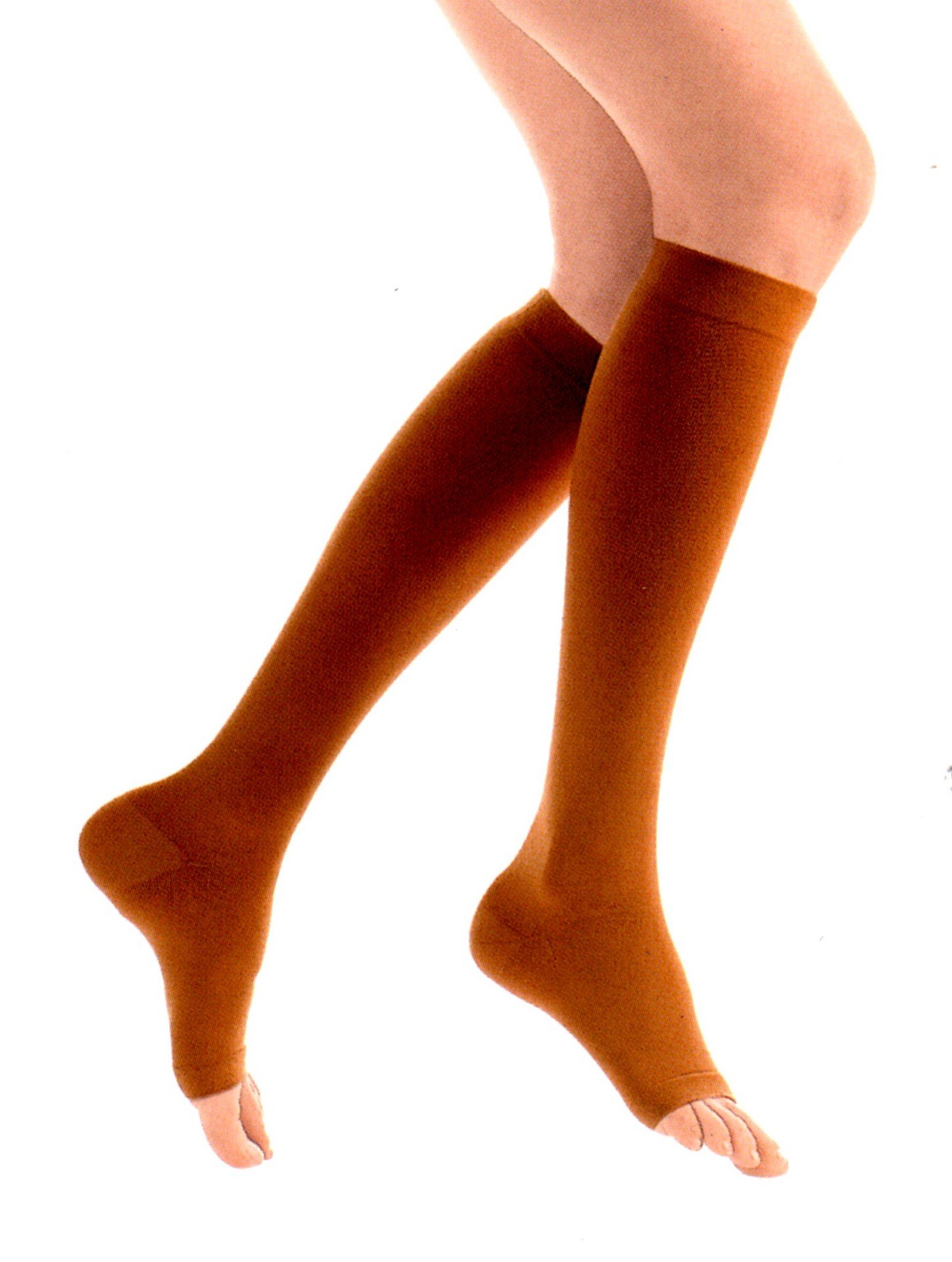 Sigvaris Κάλτσα Open Toe Cotton Ccl2 Κάτω Γόνατος Medium Short Ref:63397 (Κ.Π)