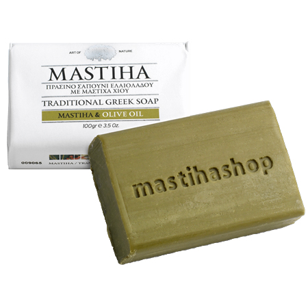 Mastiha Green Soap with Chios Mastic and Olive Oil 100gr