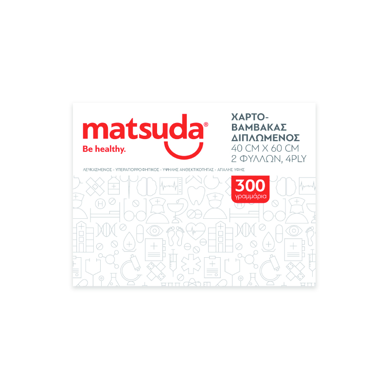 Χαρτοβάμβακας Matsuda 5kg 1ply 40x60cm