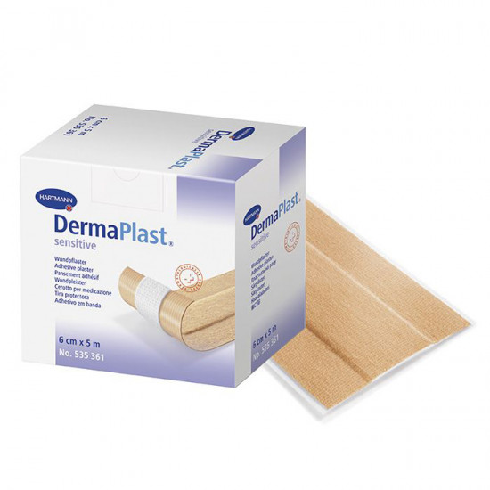 Dermaplast Professional Sensitive Αυτοκόλλητα Επιθέματα Μικροτραυμάτων  8cmx5m  1 Ρολλό REF:535371 Hartmann