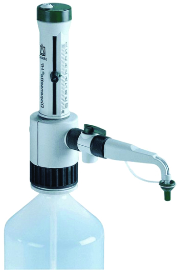 Liquid dispenser for bottles 5-50ml