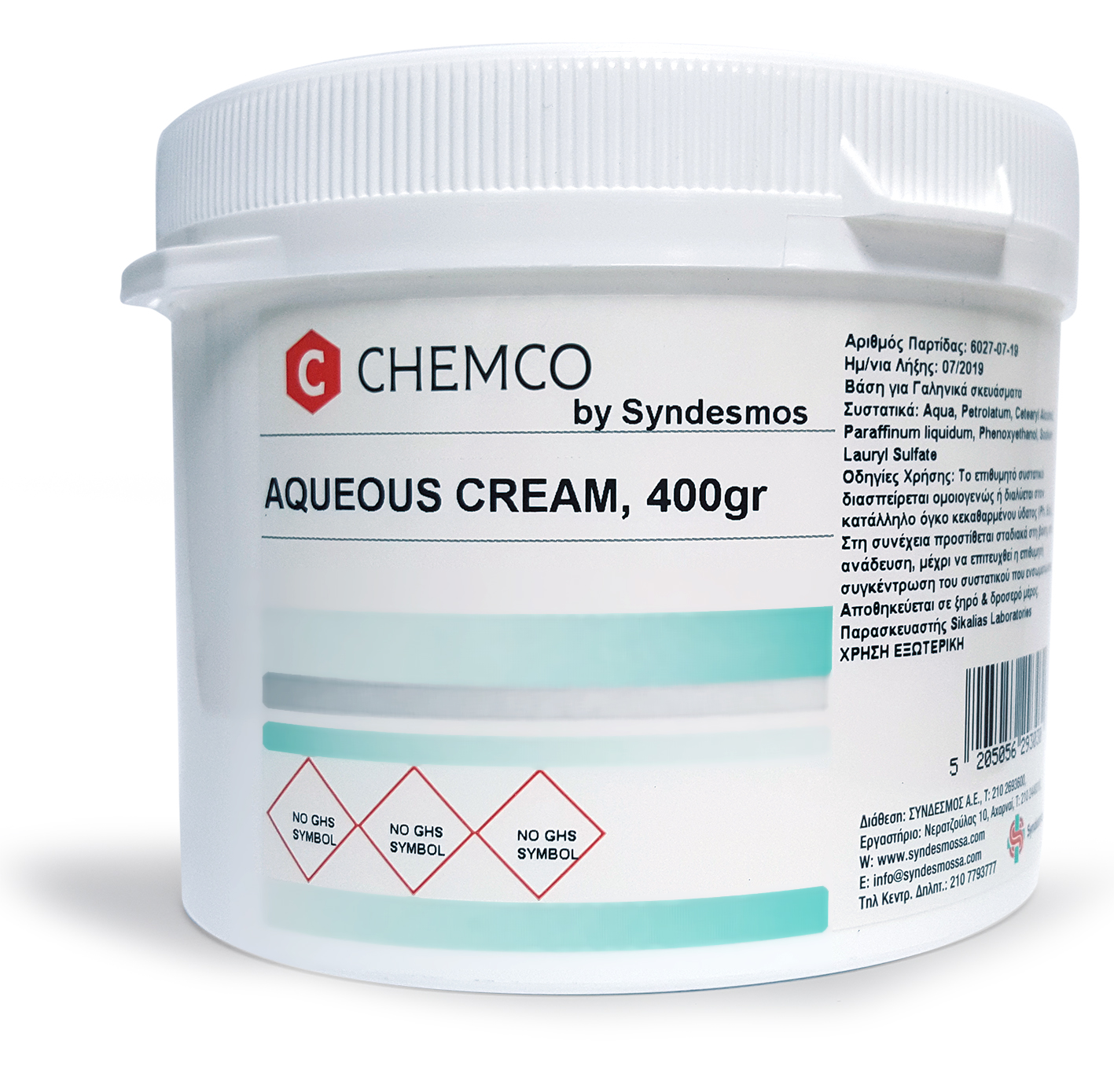 CHEMCO Base Aqueous Cream 400gr