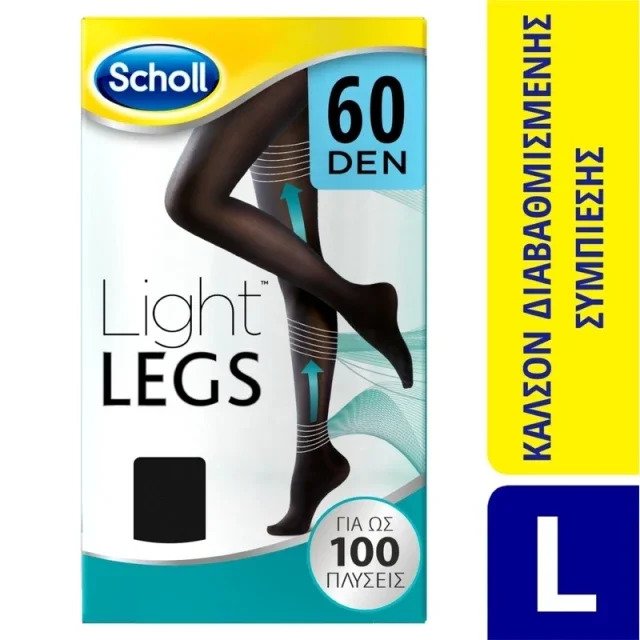 Scholl Light Legs Καλσόν 60Den Black Large