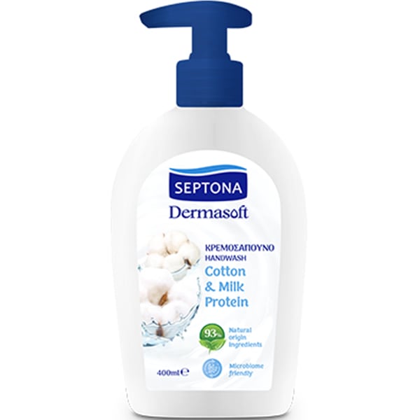 Septona Dermasoft Κρεμοσάπουνο HONEY & GINGER 400ml