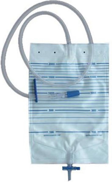 Ουροσυλεκτης Με Βαλβίδα + Κάνουλα 10 τμχ 2000ml