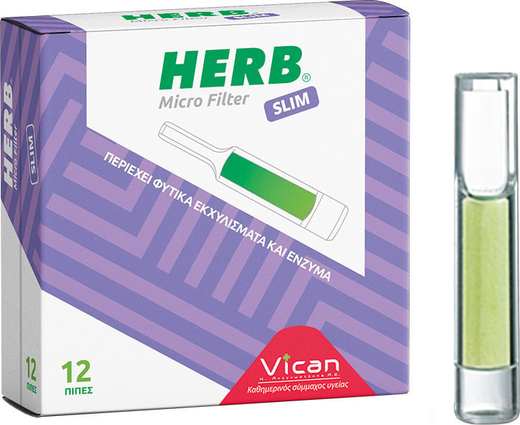 Herb Micro Filter 12pcs (Slim Cigarette)