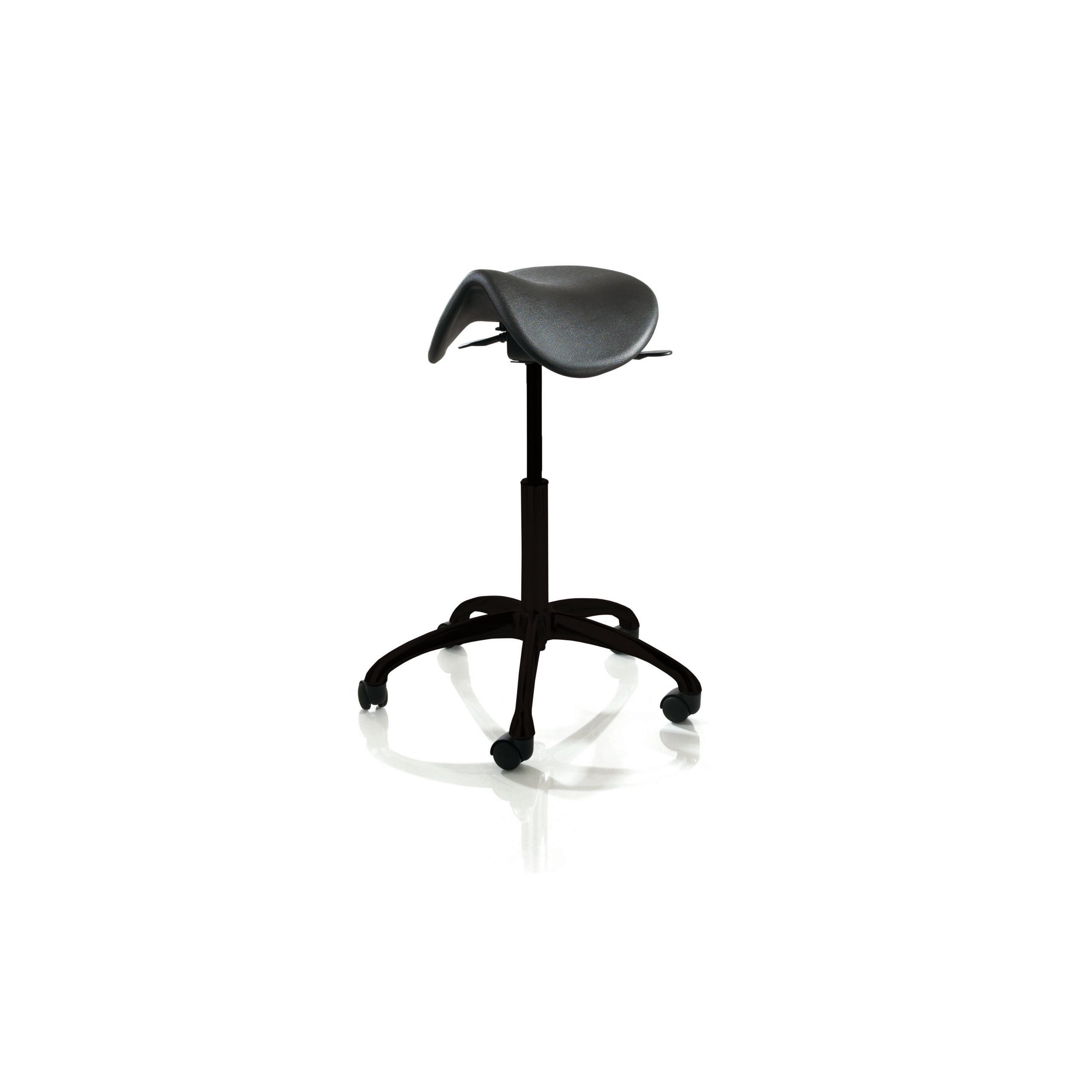 Laboratory Stool with Pocket, Height Adjustable and Swivel Base