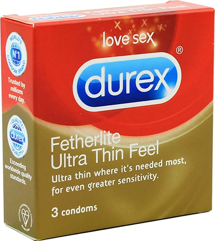 Durex Fetherlite Ultra Thin 3τμχ